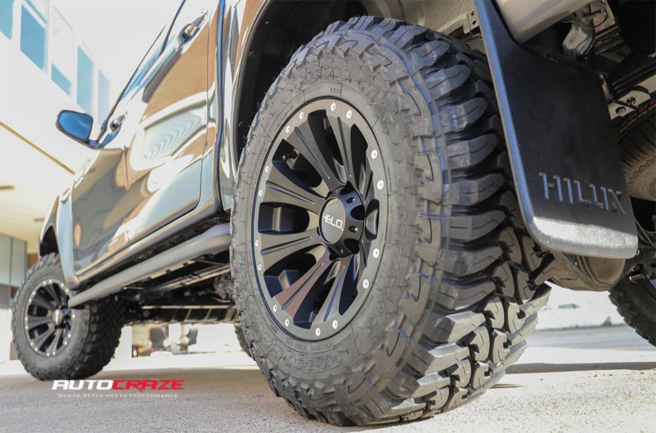 TOYOTA HILUX N80 4WD HE901 SATIN BLACK DARK TINT